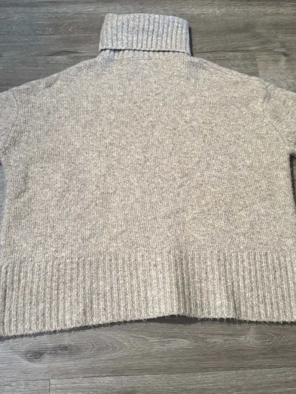 Zara Oversized Turtleneck Sweater Oatmeal